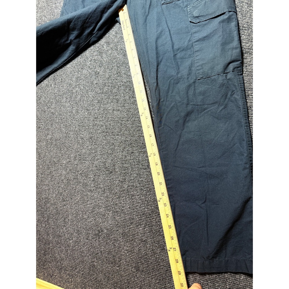 Banana Republic Cargo Pants Mens 32x32 Blue Excellent Ripstop Cotton - Picture 8 of 9